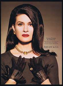 1993 Paloma Picasso Bezel Jewelry Tiffany & Co Print Ad  
