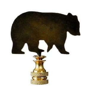  Rustic Bear Lamp Finial