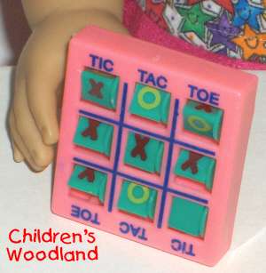 This tic tac toe toy is a fun way for your American Girl to play 