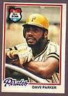 1978 OPC O Pee Chee Baseball Dave Parker #60 Pittsburgh