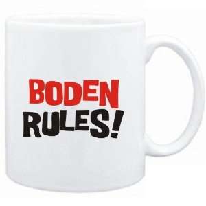  Mug White  Boden rules  Male Names