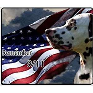  Dalmatian Dog Remember 9/11 Mousepad