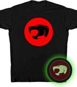 REALLY COOL ThunderCats T shirt with Glow in the Dark effect   XL 