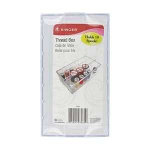  Singer Sewing Clear Plastic Thread Box;2 Items/Order Arts 
