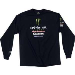 Pro Circuit Team Monster Long Sleeve Thermal T Shirt , Color Black 