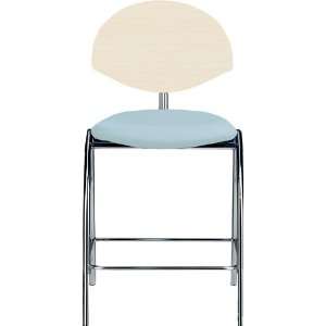  Froggy 4 Post Chrome Counter Stool with Wood Back