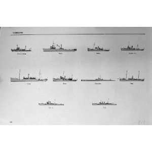  1953 54 Yugoslavia Ships Marjan Zmaj Silni Jaki Nebojsa 