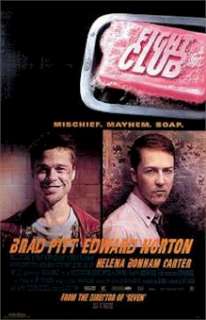 MOVIE POSTER ~ FIGHT CLUB Brad Pitt Edward Norton  