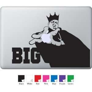 Biggie Smalls King Decal for Macbook, Air, Pro or Ipad