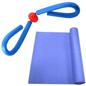  Thighmaster And PVC Non Slip Blue Yoga Mat Combo Sports 