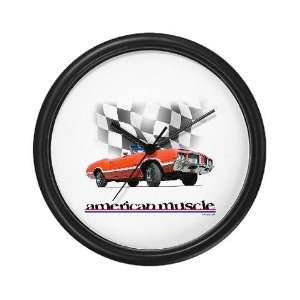    442 Ragtop Muscle Retro Wall Clock by 
