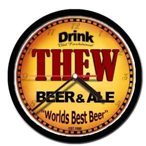  THEW beer and ale cerveza wall clock 