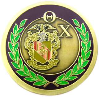NEW THETA CHI   LICENSED CHALLENGE COIN / MARKER  