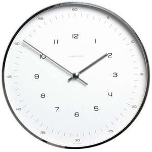  Max Bill Modern Wall Clock with Numbers 11.8