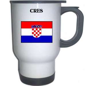  Croatia/Hrvatska   CRES White Stainless Steel Mug 