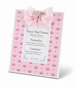 New Bearington Baby Collection Fancy Frame Magnetic Picture Frame PINK 