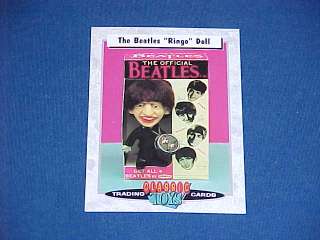 CLASSIC TOYS TRADING CARDS BEATLES RINGO REMCO DOLL  