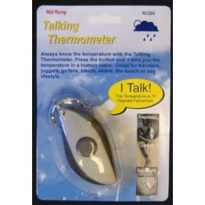  Talking Thermometer Keychain or Zipper Pull  Players 