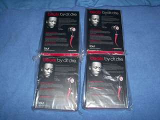 Brand New Monster Beats By Dre Tour In Ear Headphones 050644528552 