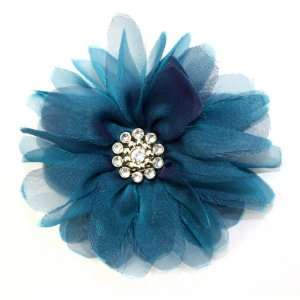   Laliberi Pin and Clip Flower, Billow Bloom Teal Arts, Crafts & Sewing