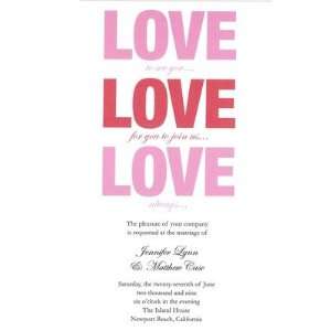 Love In Air, Custom Personalized Wedding Invitation, by Mindy Weiss