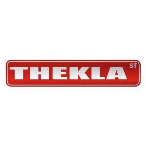   THEKLA ST  STREET SIGN NAME