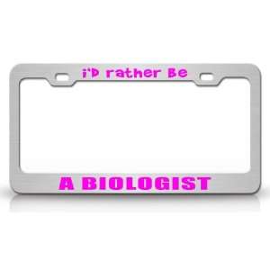  ID RATHER BE A BIOLOGIST Occupational Career, High 