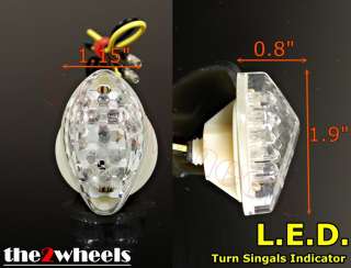 Flush Mount LED Turn Signals for Honda CBR600RR 2003 10  