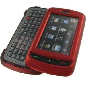  LG Xenon GR500 Snap On Rubber Cover Case (Red) Cell 