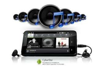 CyberStar   3G Android 2.3 Smartphone with 4.3 Capacitive Touchscreen 