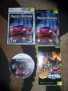 PROJECT GOTHAM RACING PLATINUM HITS XBOX COMPLETE VG SHAPE TESTED 