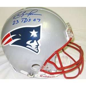  Randy Moss Autographed Helmet   Authentic Sports 
