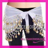 10 PCS BELLY DANCE COIN HIP SCARF SKIRT WHOLESALE LOT  