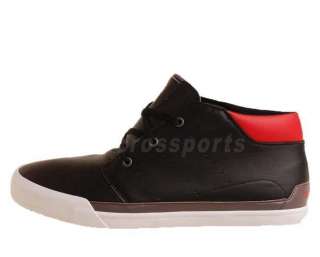 Adidas EZ Desert Boot Black Leather Red 2011 Mens Stylish Casual Shoes 