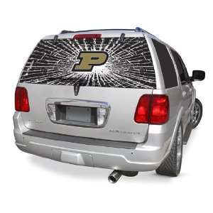  Purdue Boilermakers Shattered Auto Rear Window Decal 