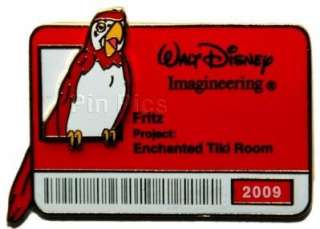 WDI   ID Badge Series 2009   DLR Enchanted Tiki Room Bird   Fritz
