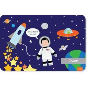   Laminated Placemats   Fly To The Moon (Black Hair Boy)