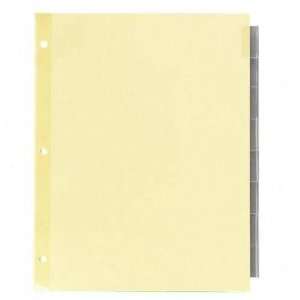  Economy Insertable Dividers   8 Tabs, Clear(sold in packs 