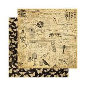  Olde Curiosity Shoppe Double Sided Paper 12X12 Genuine 