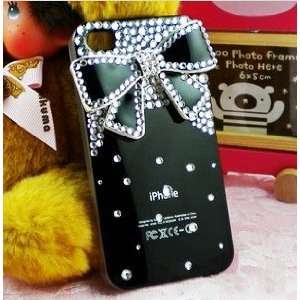  Cover/Protector(Black Bow with Black Case) Cell Phones & Accessories