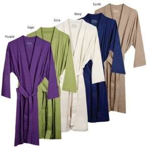  Organic Combed Cotton Knitted Bathrobe