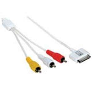   To Go 4 Foot Ipod RCA Audio and Video to Dock Connector Cable (35509