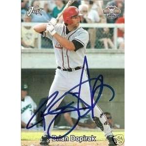  Brian Dopirak Signed 2005 Just Minors Card Chicago Cubs 