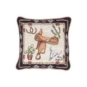  Country Western Decorative Accent Throw Pillow 12 x 12 