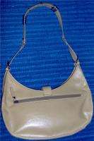 Authentic Guess Light Brown Leather Handbag Purse  