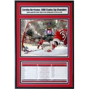   Hurricanes 2006 Stanley Cup Champions Frame