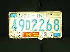 license plate 1971 indiana 49d2268 good condition nice returns 