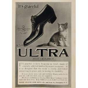   Vintage Ad Moore Shafer Women Ultra Shoe Kitten   Original Print Ad