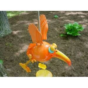  Dodo Bird Wind Chime Bright & Colorful   Orange Patio 