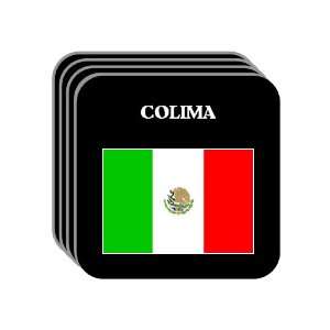  Mexico   COLIMA Set of 4 Mini Mousepad Coasters 